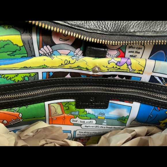 Simon Carter leather messenger bag - Picture 3 of 5